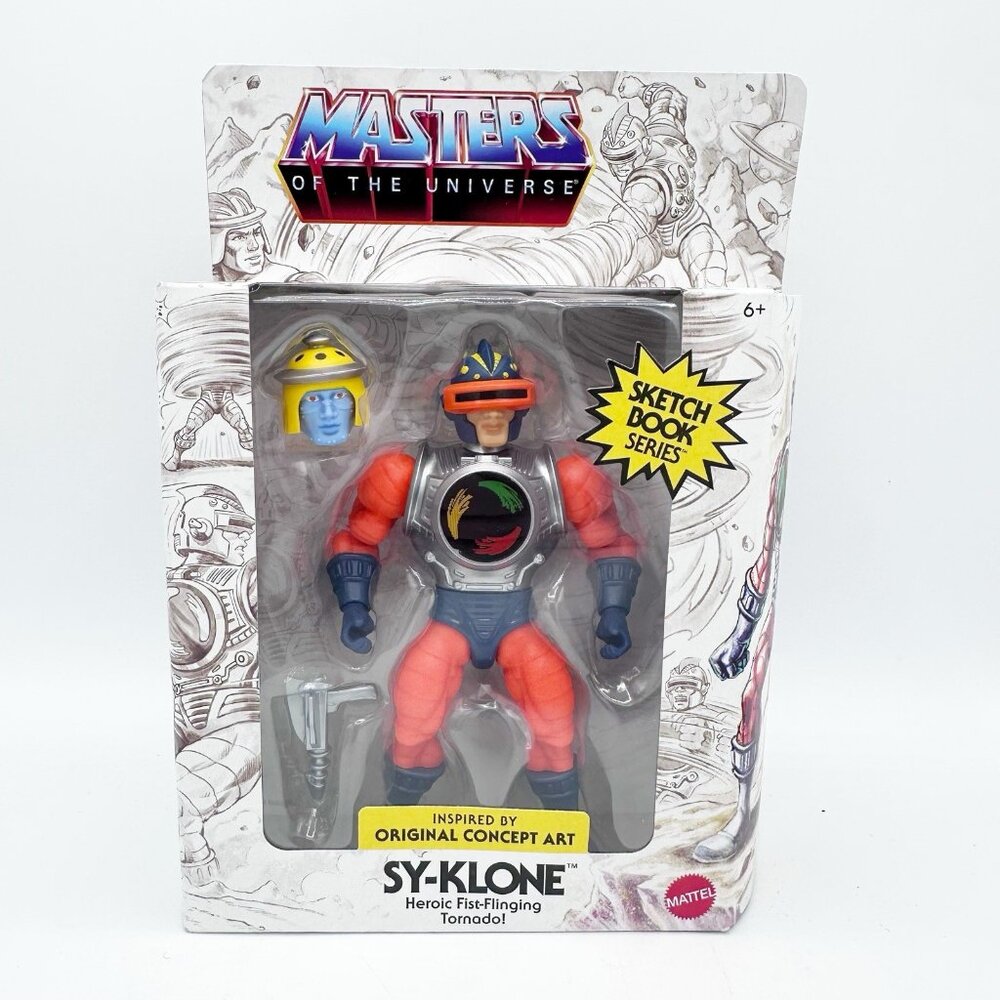 Masters of the Universe Origins Action Figures Sketchbook Series Sy-Klone 5.5"